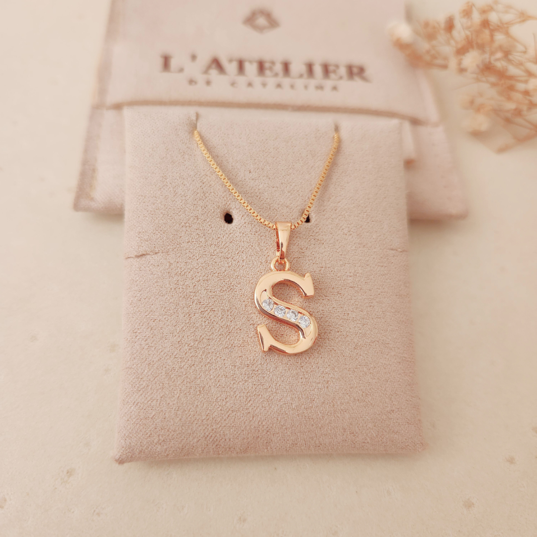 Collar Iniciales Maxi - Colección Acero