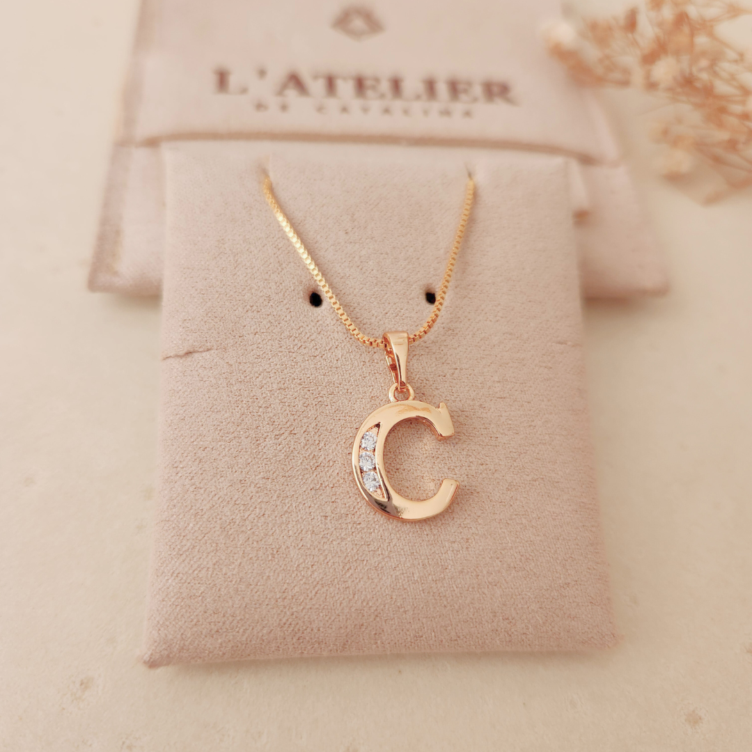 Collar Iniciales Maxi - Colección Acero