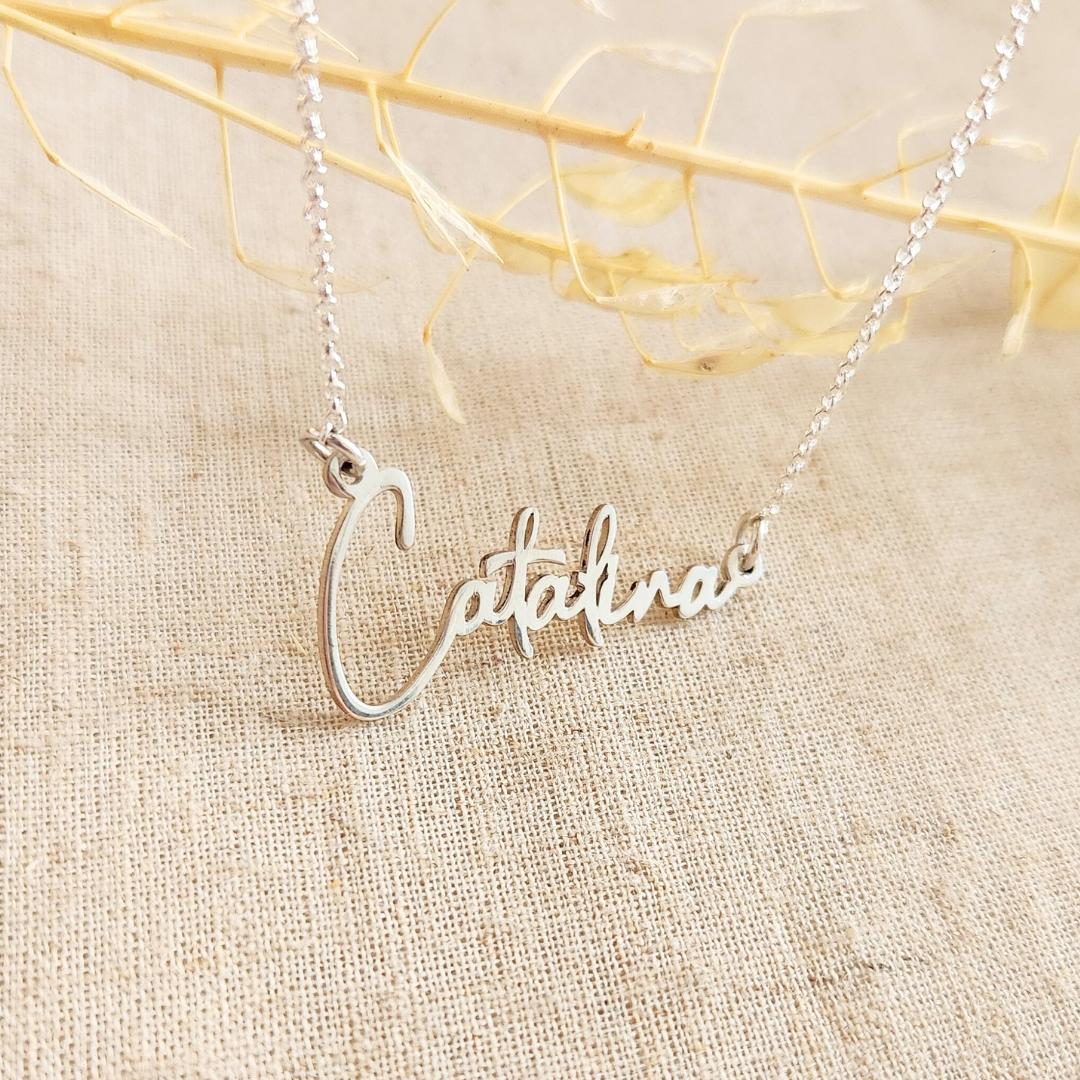 Collar Nombres Personalizado - Colección Plata