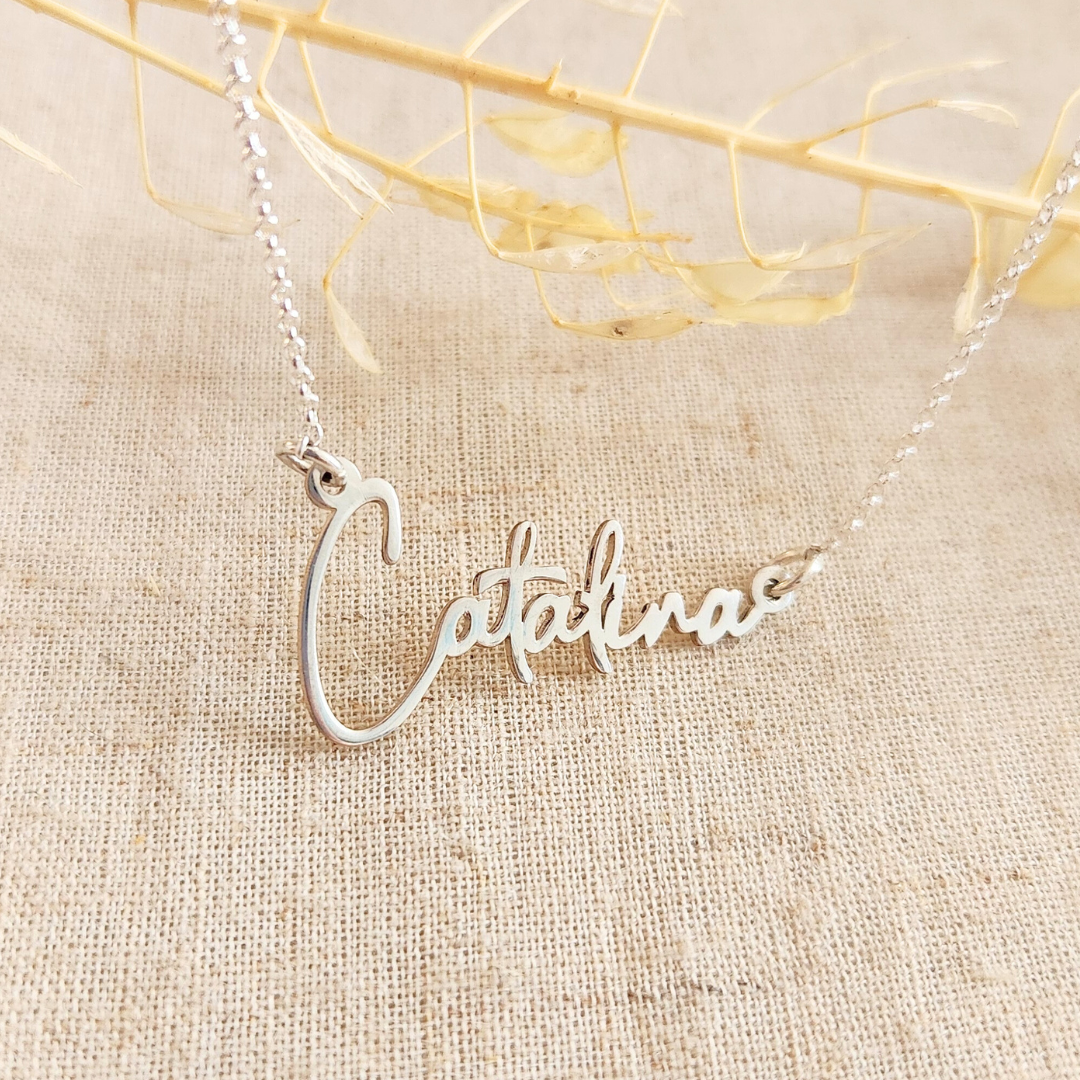Collar Nombres Personalizado - Colección Plata