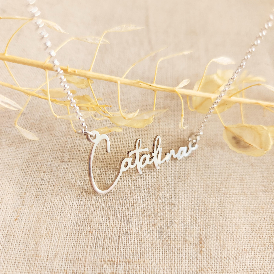 Collar Nombres Personalizado - Colección Plata