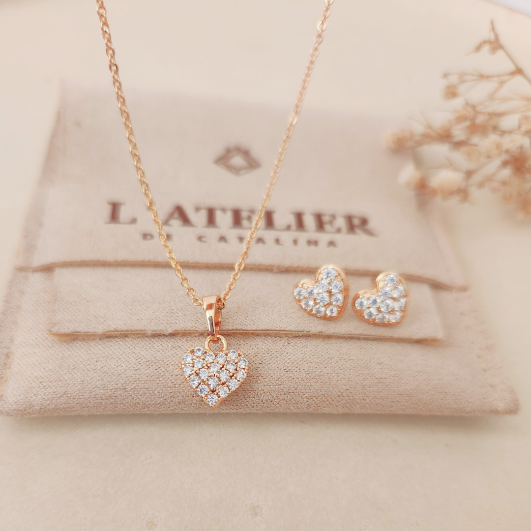 Set Cristina Rose - Colección Acero