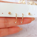 Set Argolla Delfín + Bolita Mini - Colección Acero