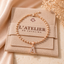 Pulsera Bolitas Iniciales - Colección Acero