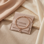 Pulsera Bolitas Iniciales - Colección Trendy