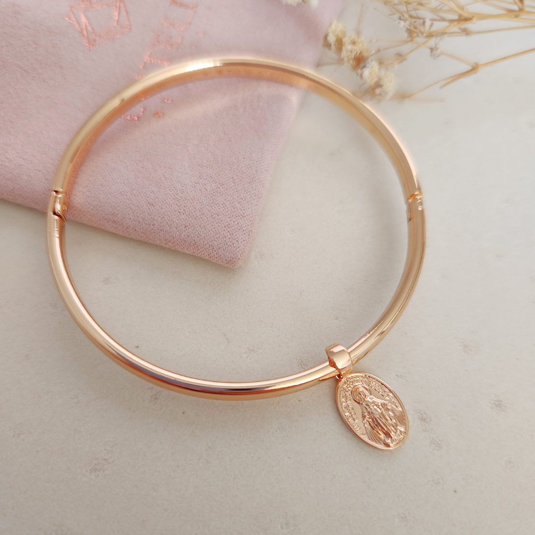 Brazalete Virgen De La Medalla Milagrosa - Colección Acero