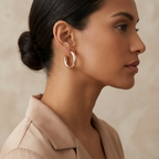 Aretes Leila - Colección Acero