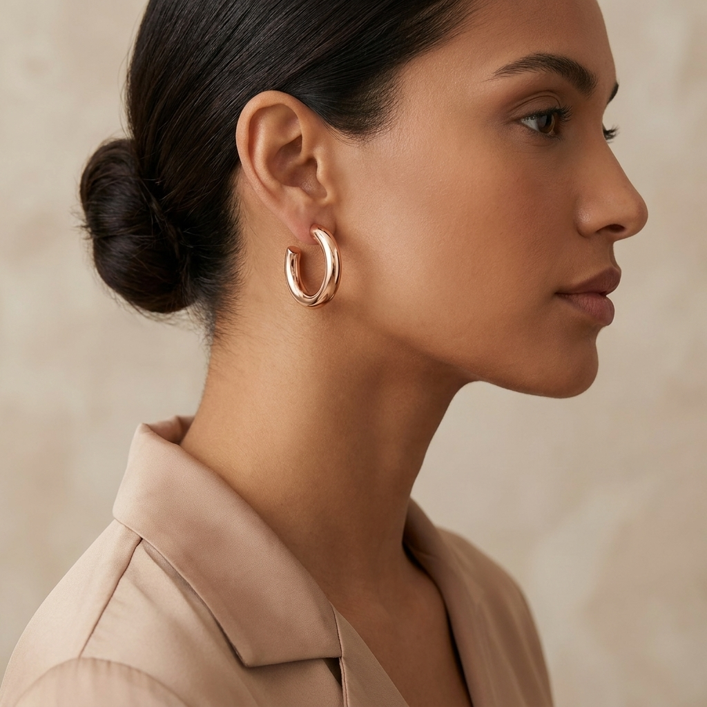 Aretes Leila - Colección Acero