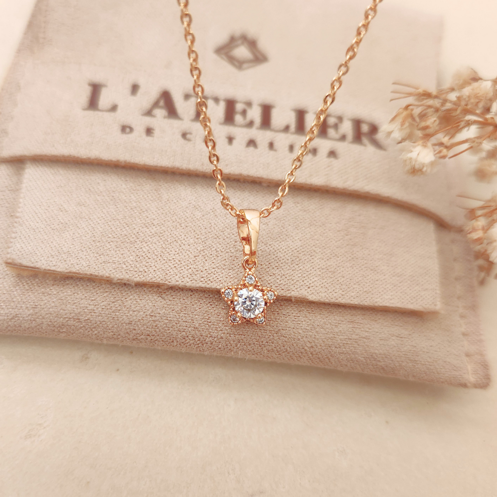 Collar Estrella Mini - Colección Acero