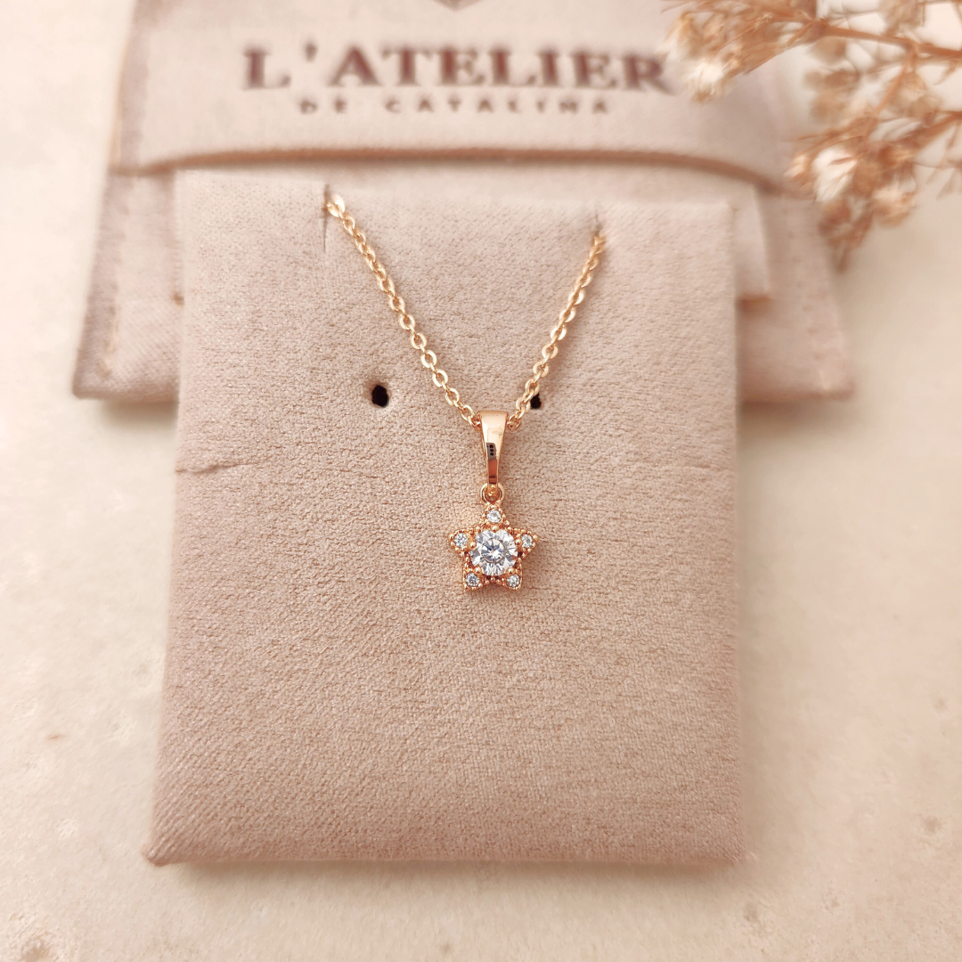 Collar Estrella Mini - Colección Acero