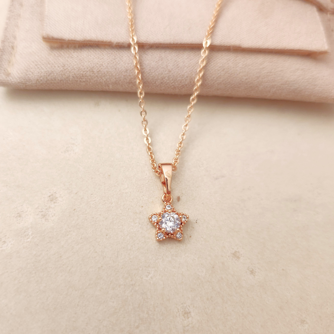 Collar Estrella Mini - Colección Acero