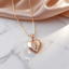 Collar Corazón Virgen de Guadalupe - Colección Acero
