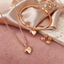 Set Love Collar + Aretes + Pulsera - Colección Acero