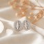 Aretes Virgen de Guadalupe Plateado - Colección Acero