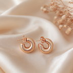 Aretes Becca Slim - Colección Acero