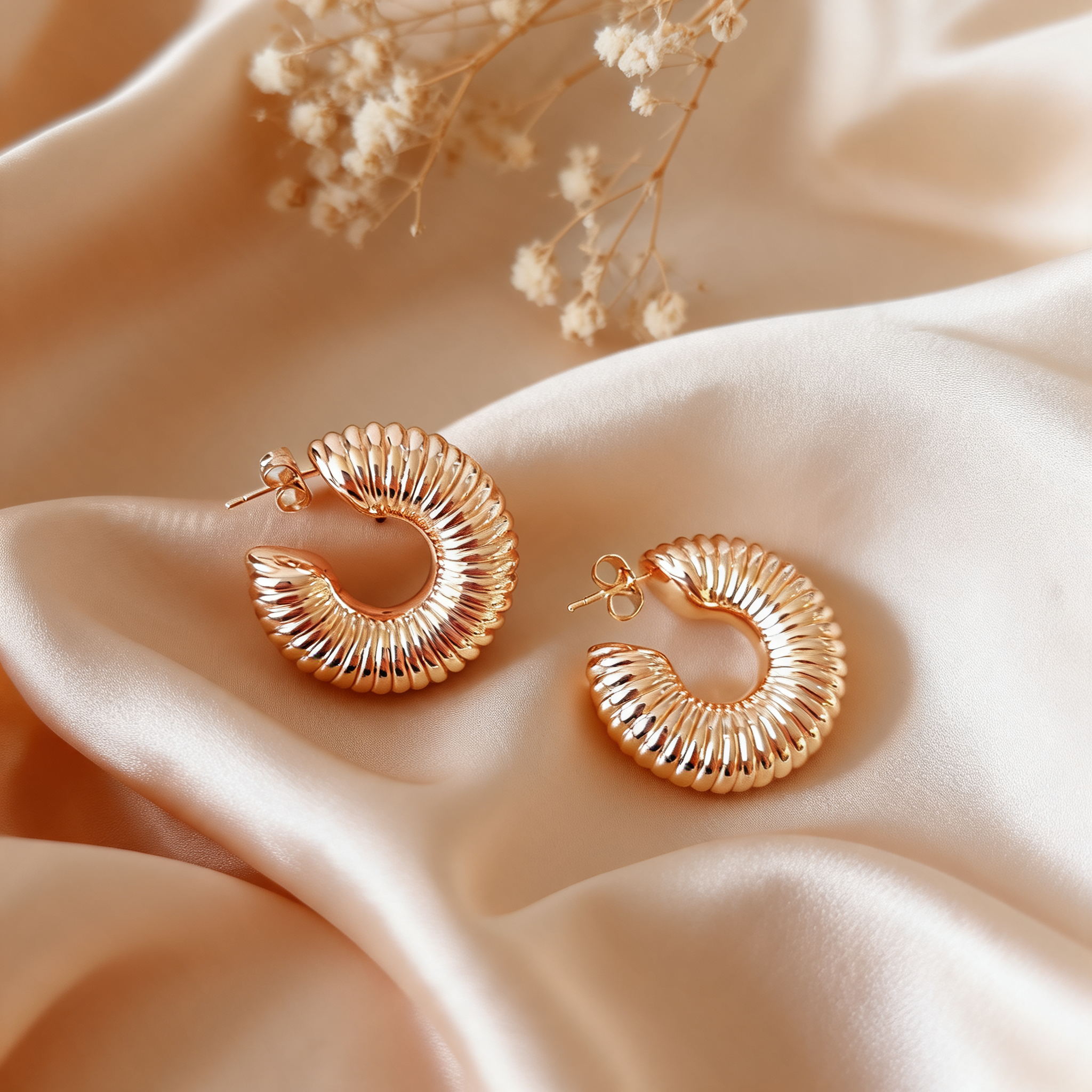 Aretes Becca Chunky - Colección Acero