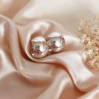 Aretes Amara Plateado - Colección Acero