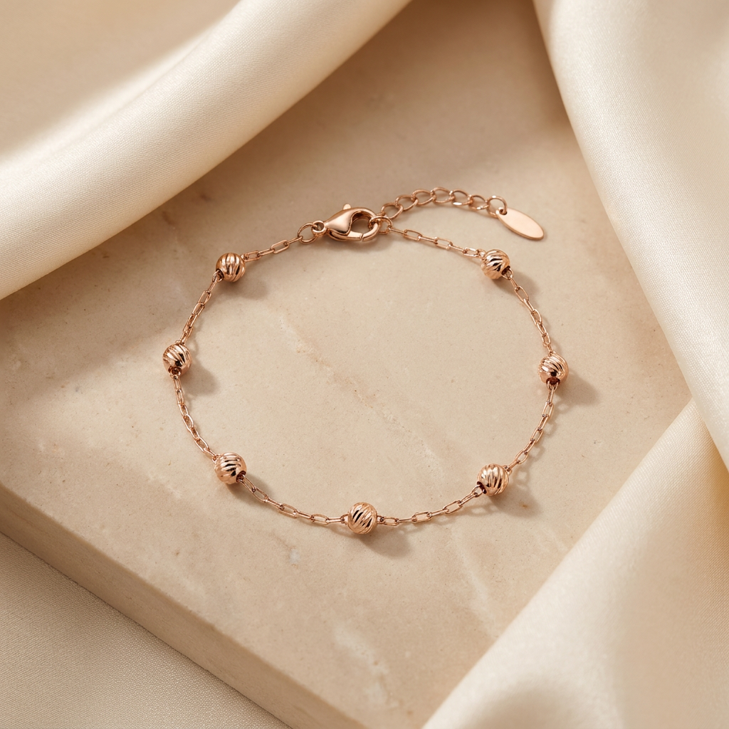 Pulsera Bolitas Textura - Colección Trendy