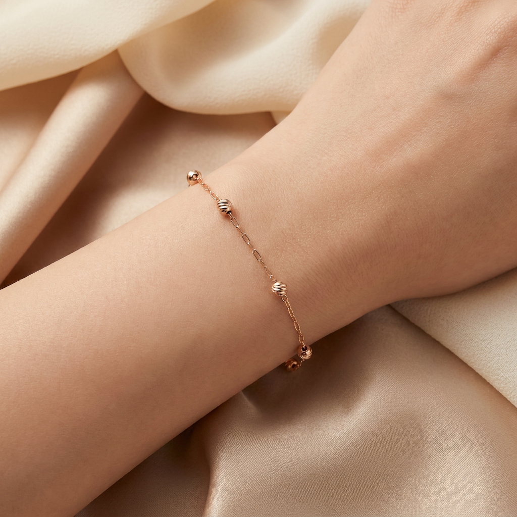 Pulsera Bolitas Textura - Colección Trendy