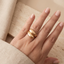 Anillo Gota Doble - Colección Trendy
