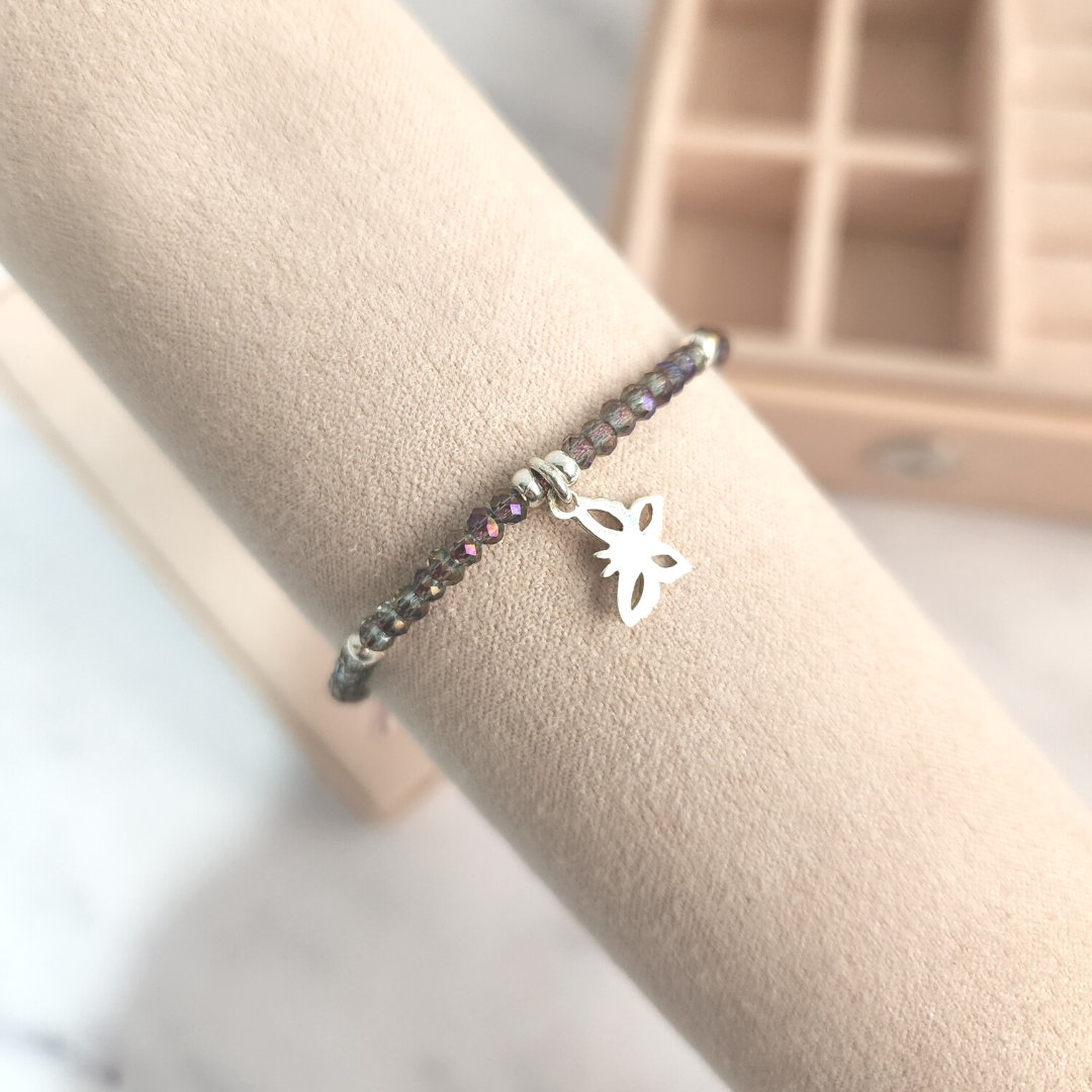 Pulsera Hilo Mariposa - Plata 950