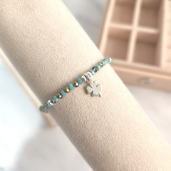 Pulsera Hilo Trébol - Plata 950