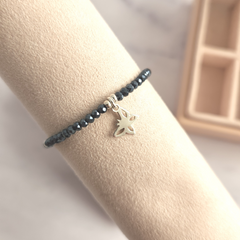 Pulsera Hilo Mariposa Azul - Plata 950