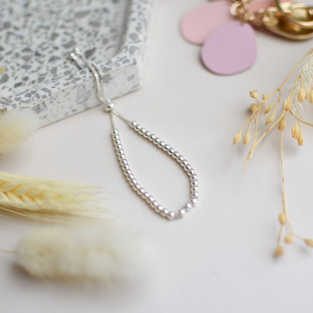 Pulsera Bolitas - Plata 925