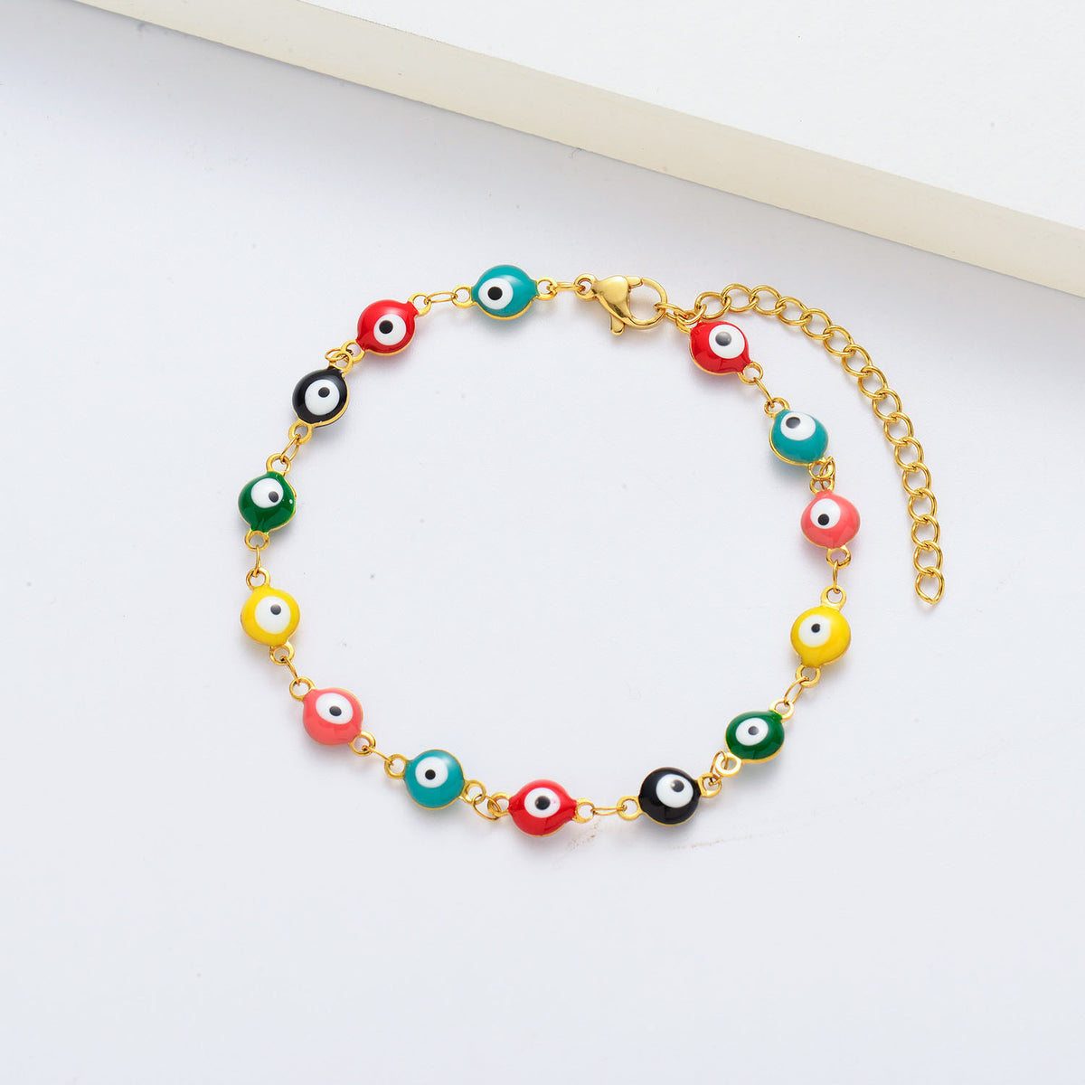 Pulsera Ojo Turco Multicolor - Colección Acero