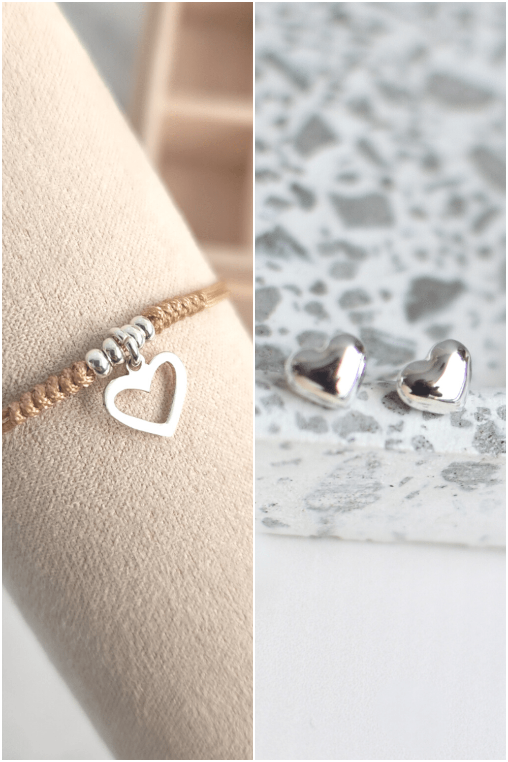 Conjunto de Pulsera y Aretes de Plata 950